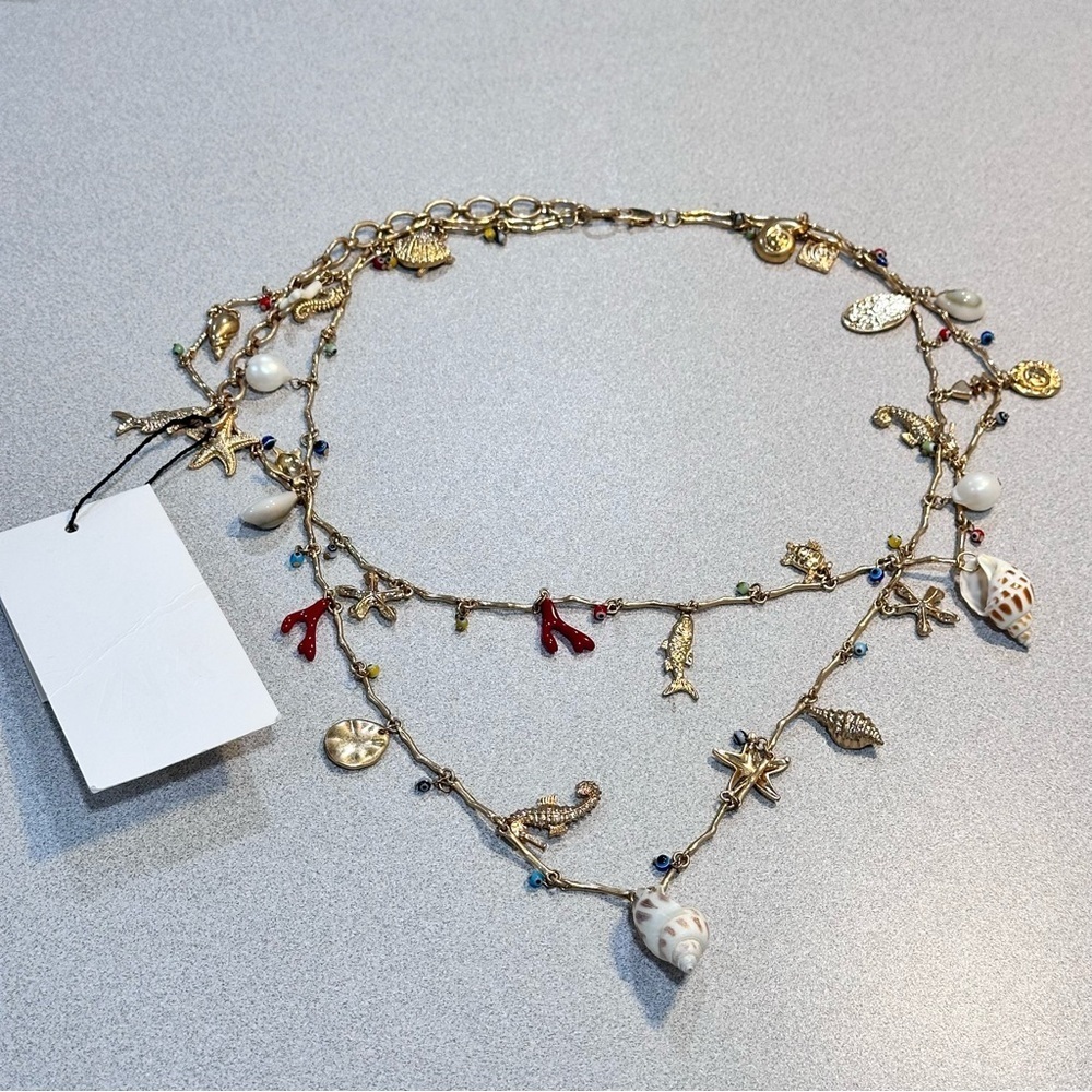 NEW Zara Double Sea Charms Belt - Picture 2 of 7